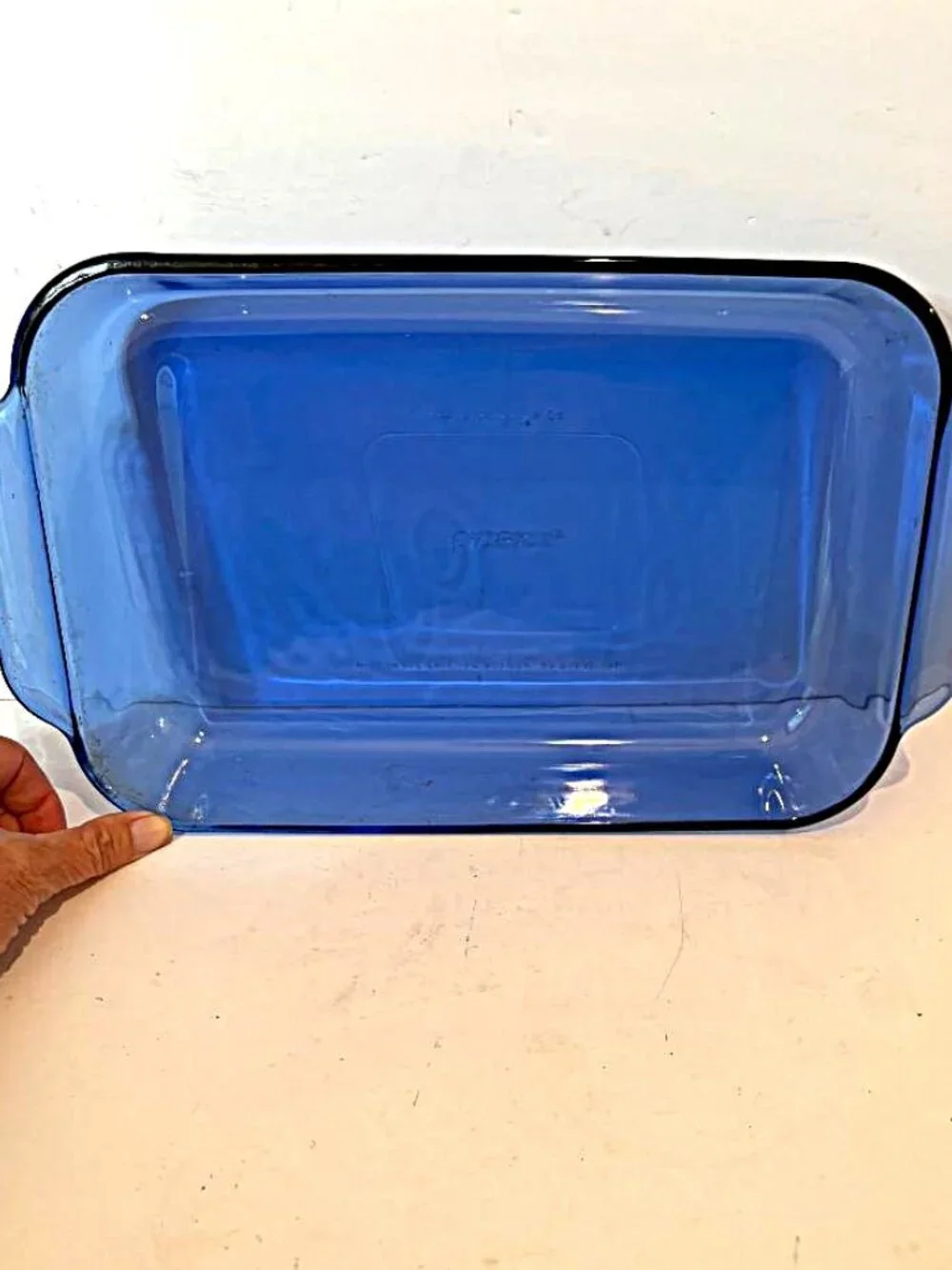 Vintage Pyrex Cobalt Blue #232 Glass Baking Dish 2.2 Qt,11